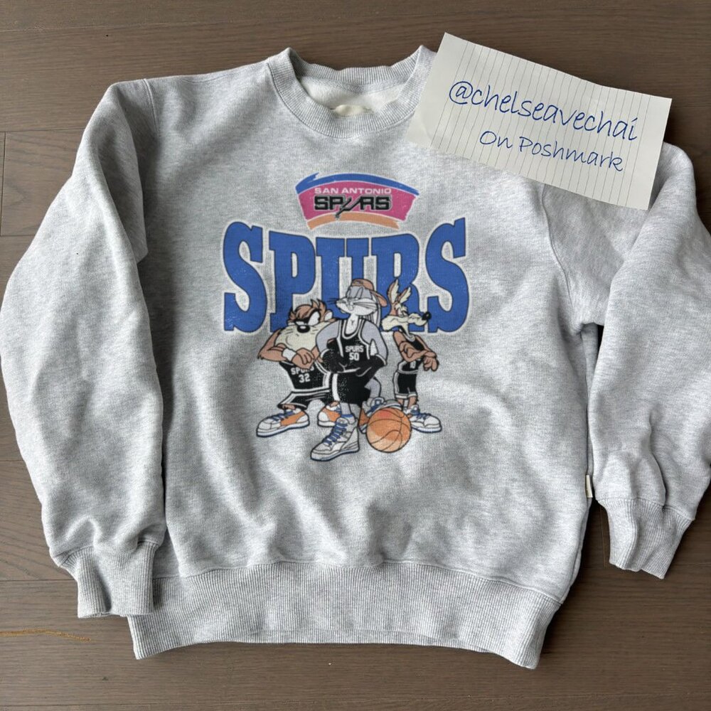 Vintage San Antonio Spurs Looney Tunes Basketball Sweatshirt, Retro NBA Shirt